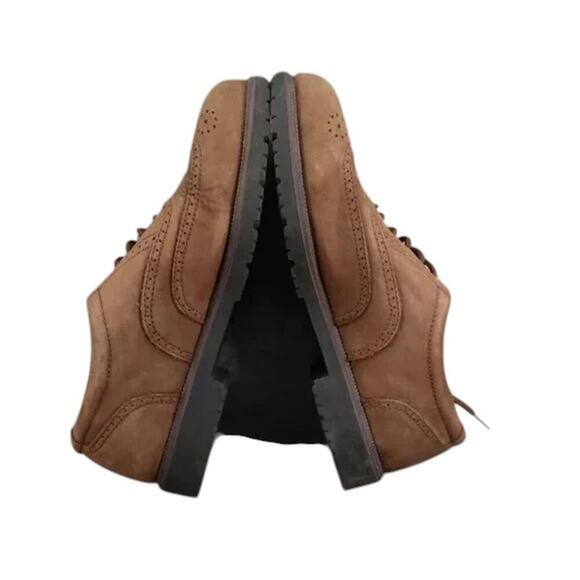 Claybrooke Shoes Mens 10.5 Oxford Wingtip Formal Classic Leather Montana Brown main image 12